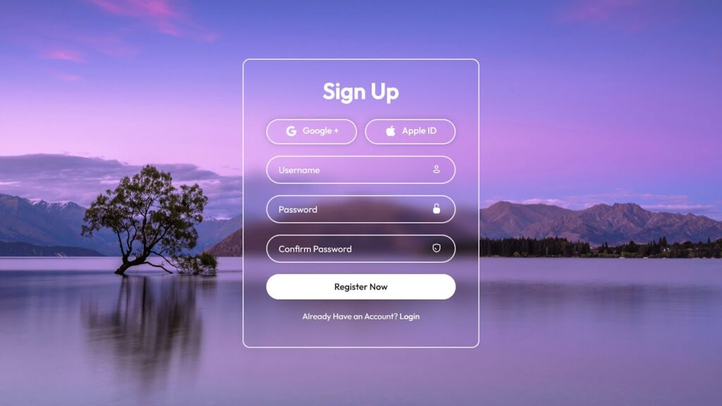 Create a Sleek Sign Up Form with HTML & CSS